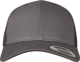 Flexfit Snapback Unisex Baseball-Mütze | Trucker Kappe Mesh Basecap, Grau (dunkel grau), Gr. One size